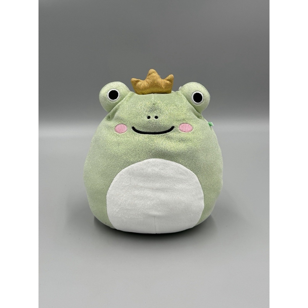 Squishmallows BARATELLI Frog King Plush W/ Crown 8" Stuffed Animal